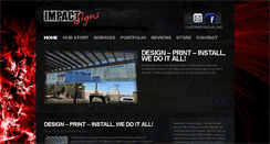 Desktop Screenshot of impactsignsonline.com